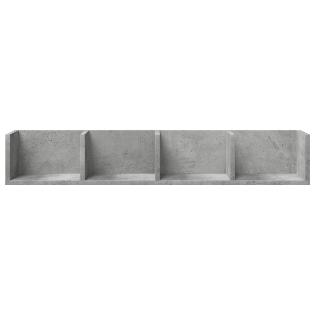 Armoire murale gris béton 99x18x16,5 cm bois d'ingénierie - XIOS