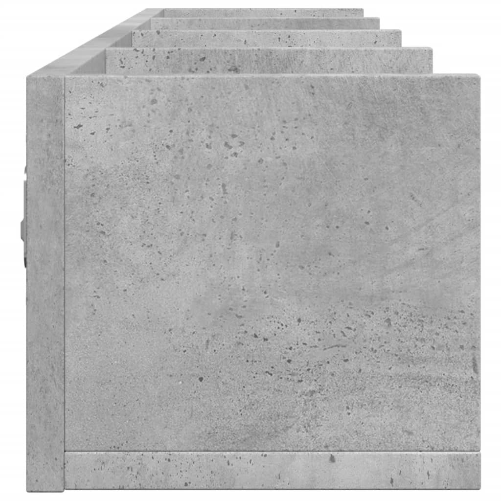 Armoire murale gris béton 99x18x16,5 cm bois d'ingénierie - XIOS