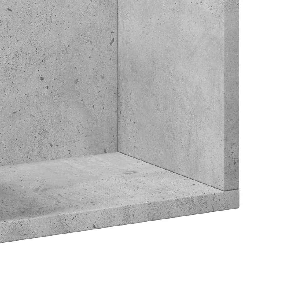 Armoire murale gris béton 99x18x16,5 cm bois d'ingénierie - XIOS