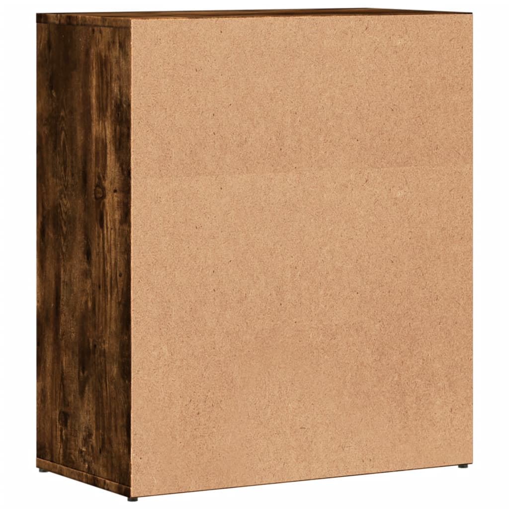 Buffet chêne fumé 60x31x70 cm bois d'ingénierie - XIOS