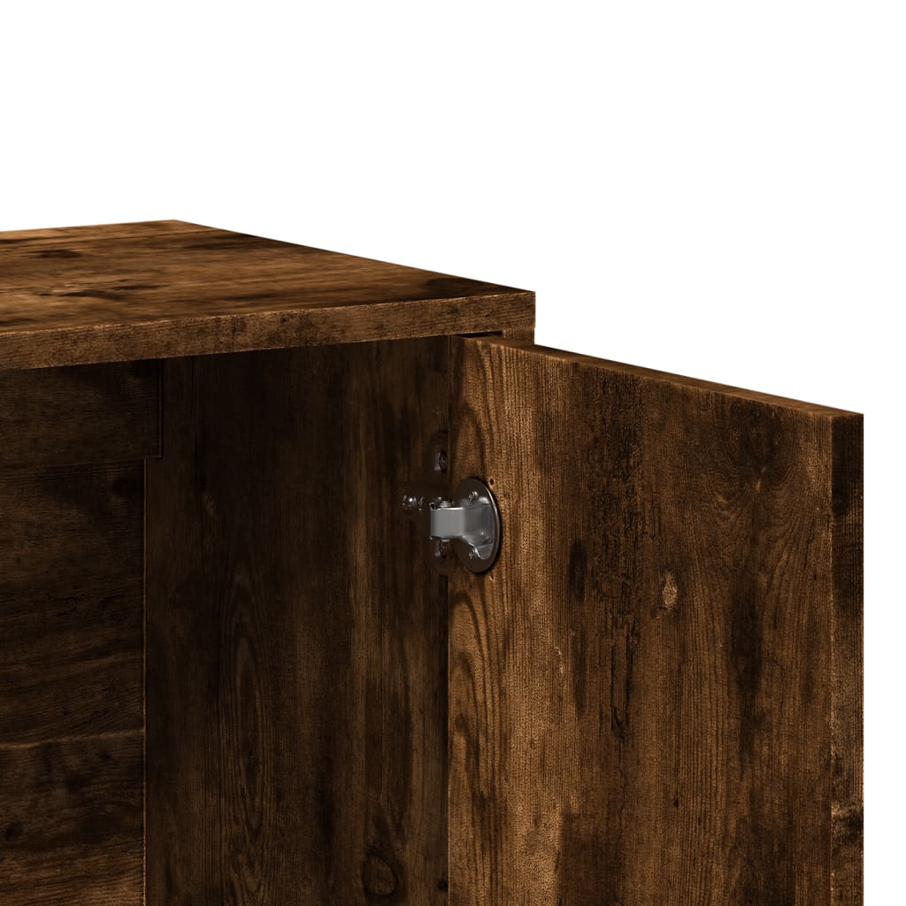 Buffet chêne fumé 60x31x70 cm bois d'ingénierie - XIOS