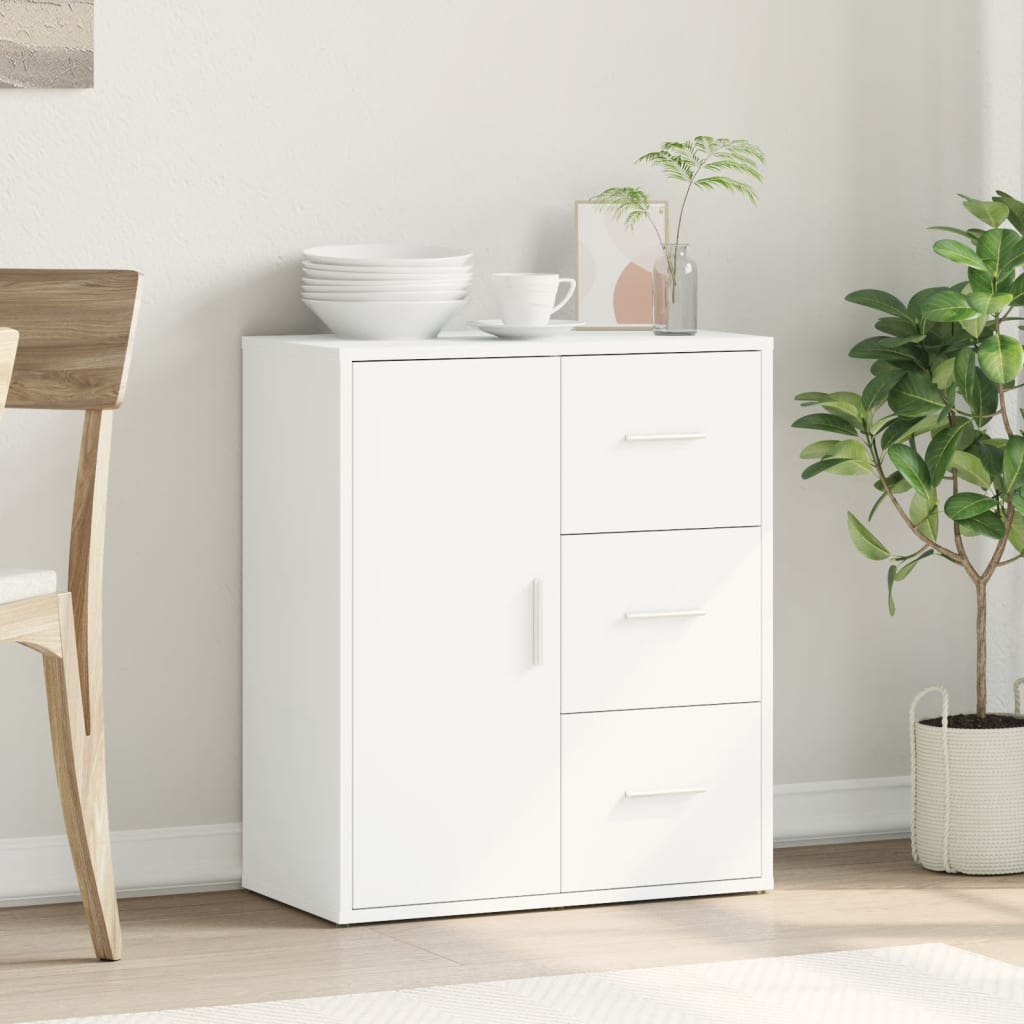 Buffet blanc 60x31x70 cm bois d'ingénierie - XIOS