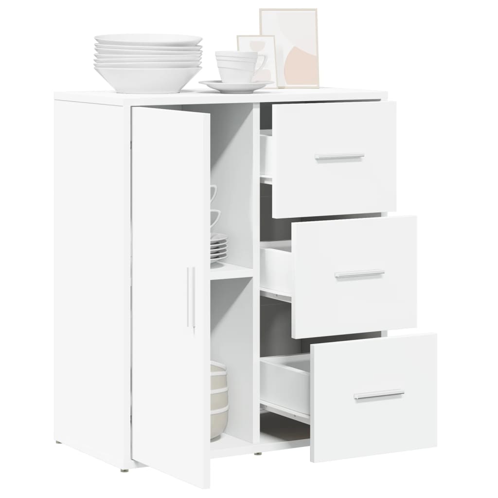 Buffet blanc 60x31x70 cm bois d'ingénierie - XIOS