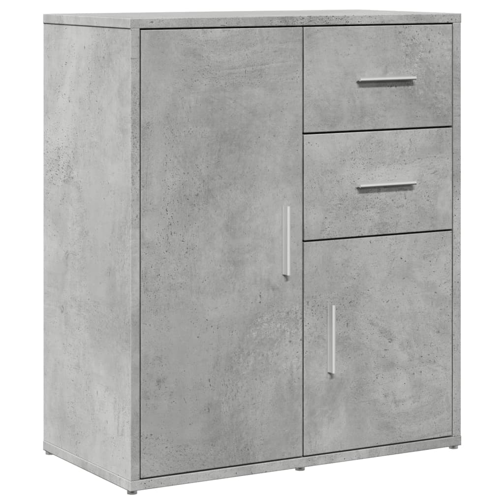 Buffet gris béton 60x31x70 cm bois d'ingénierie - XIOS