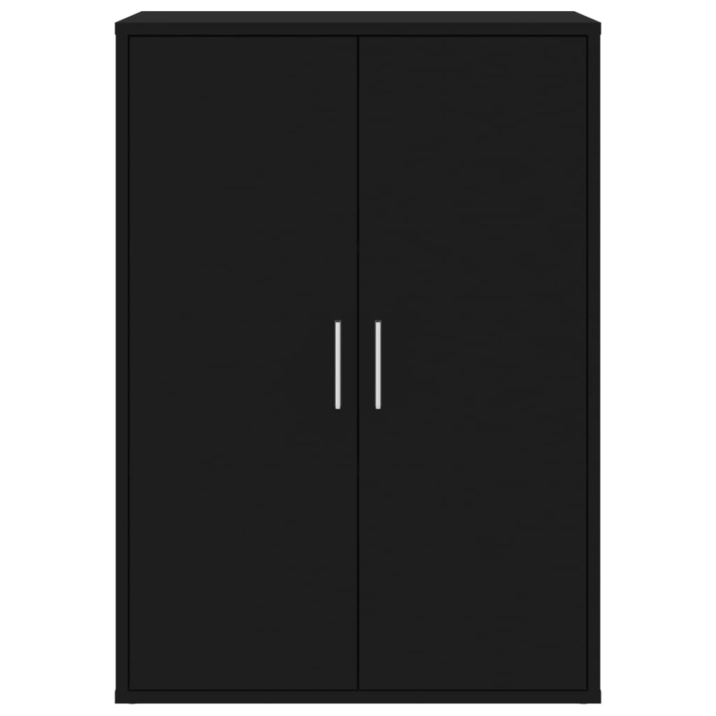 Buffet noir 60x31x84 cm bois d'ingénierie - XIOS