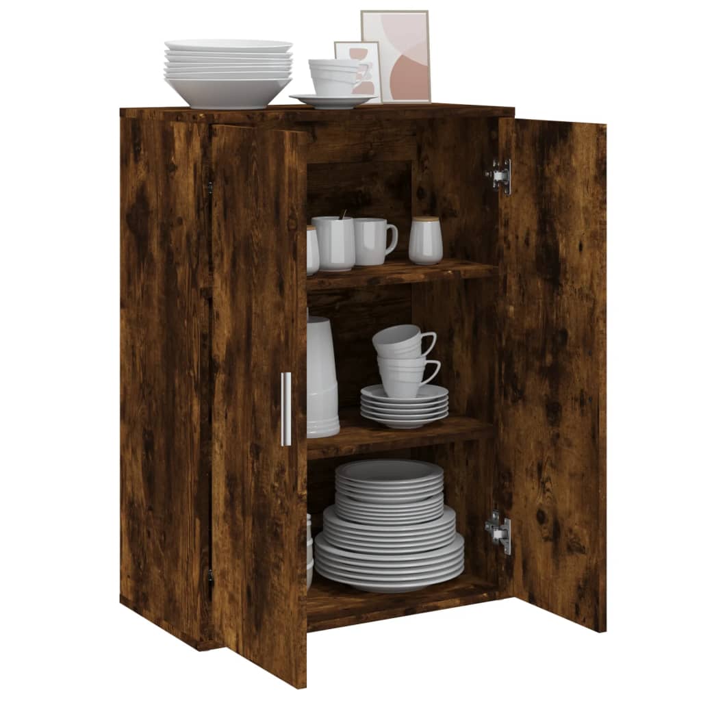 Buffet chêne fumé 60x31x84 cm bois d'ingénierie - XIOS