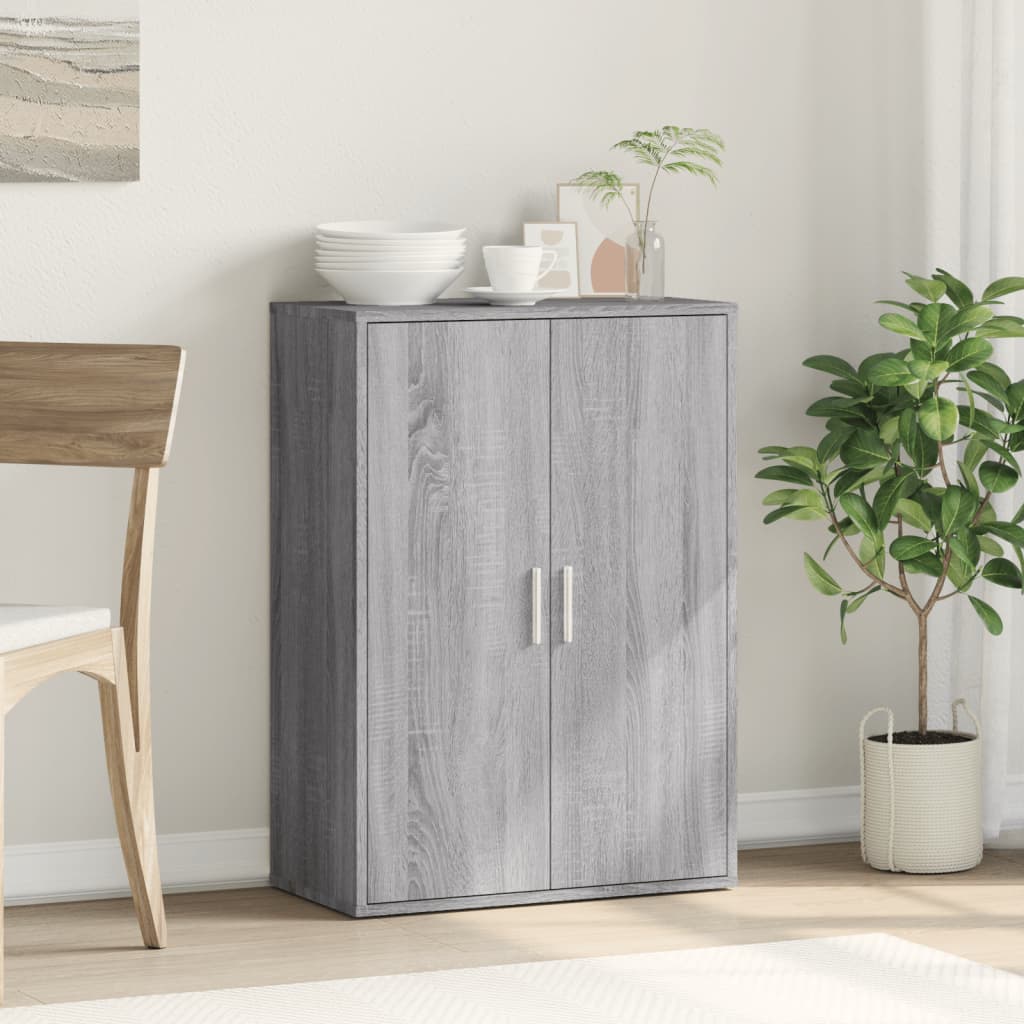 Buffet sonoma gris 60x31x84 cm bois d'ingénierie - XIOS