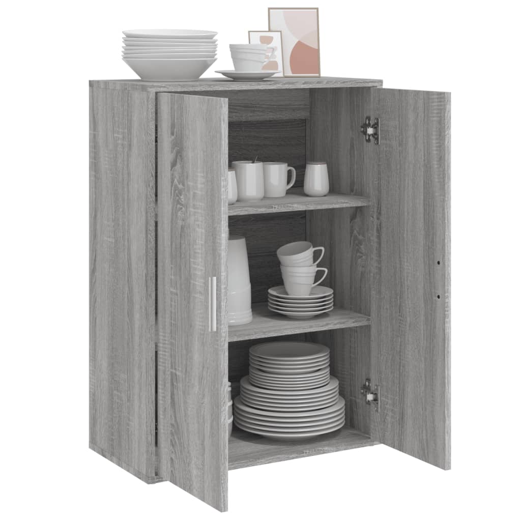 Buffet sonoma gris 60x31x84 cm bois d'ingénierie - XIOS