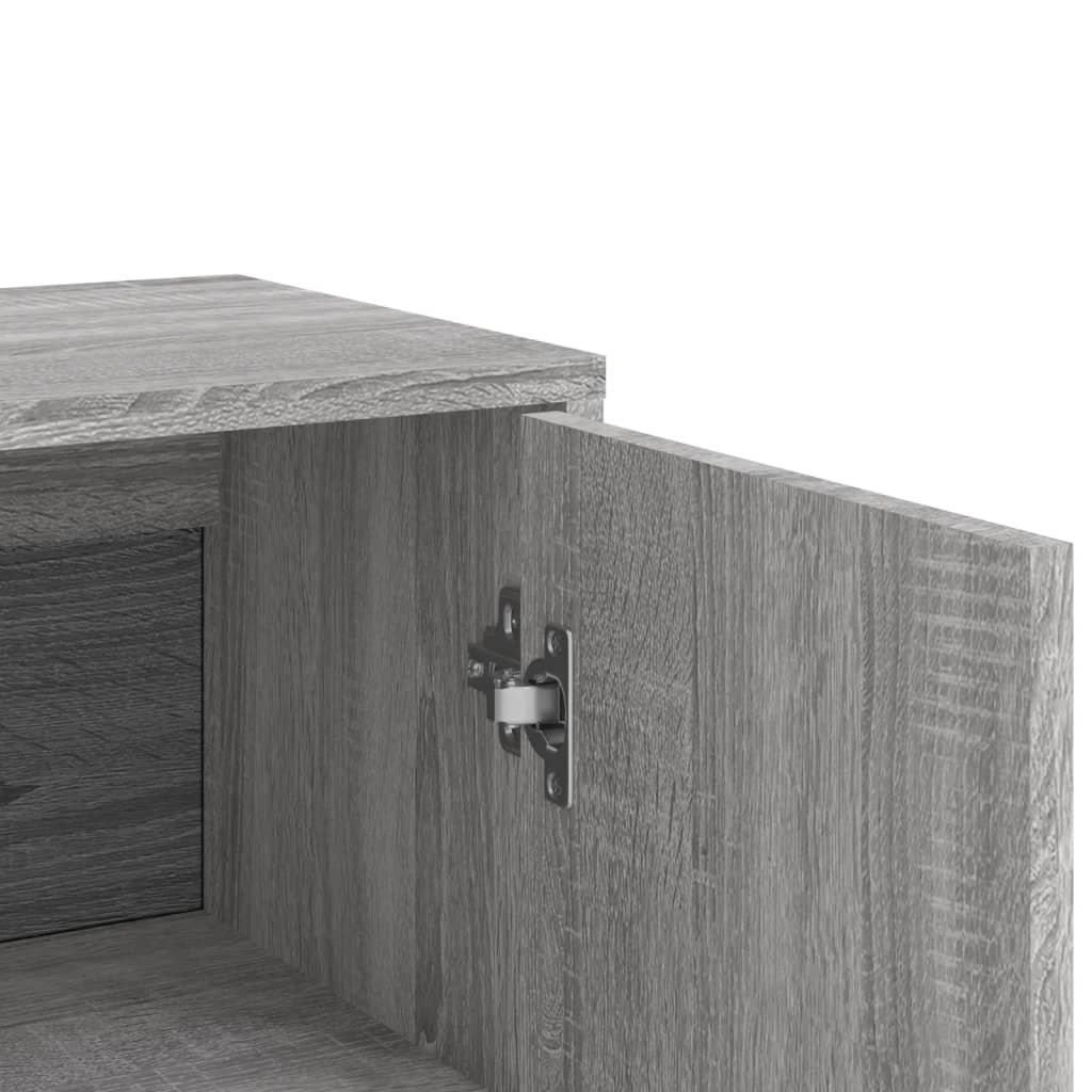 Buffet sonoma gris 60x31x84 cm bois d'ingénierie - XIOS
