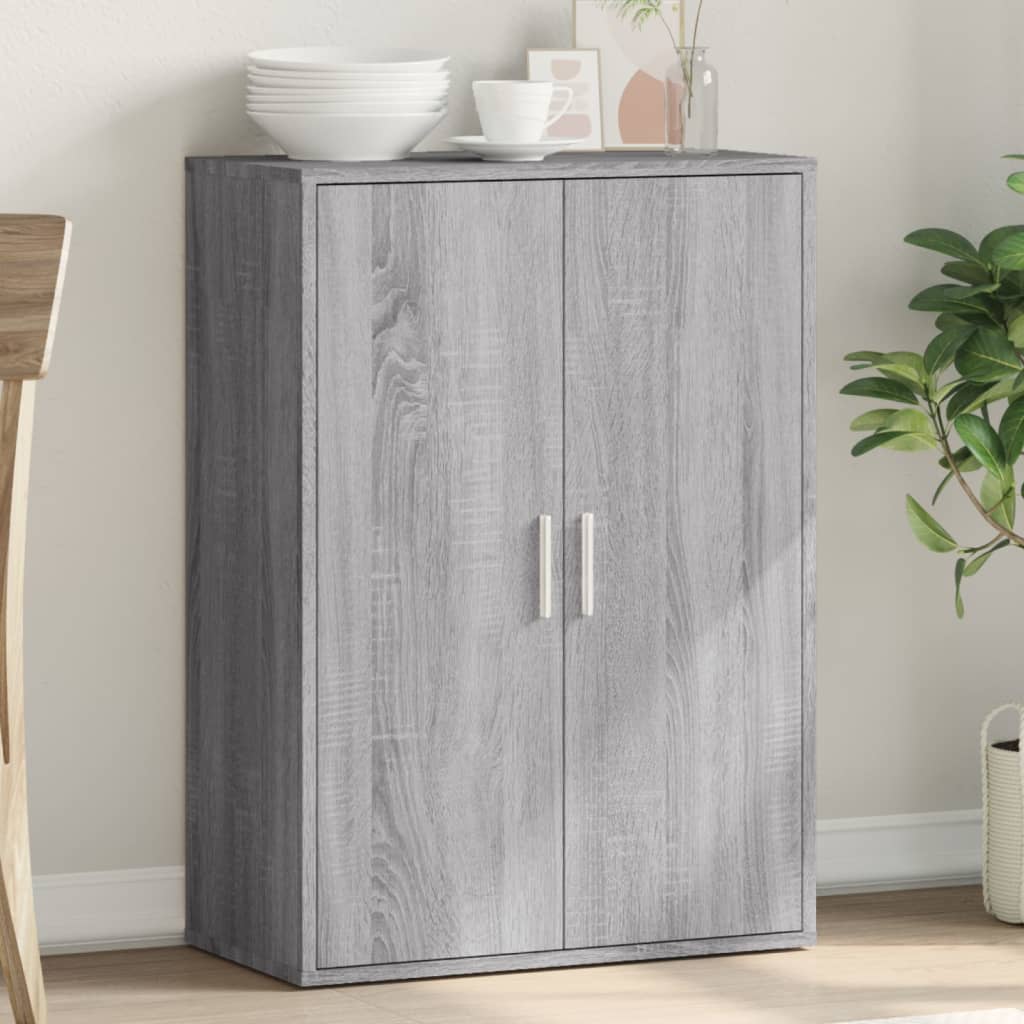 Buffet sonoma gris 60x31x84 cm bois d'ingénierie - XIOS