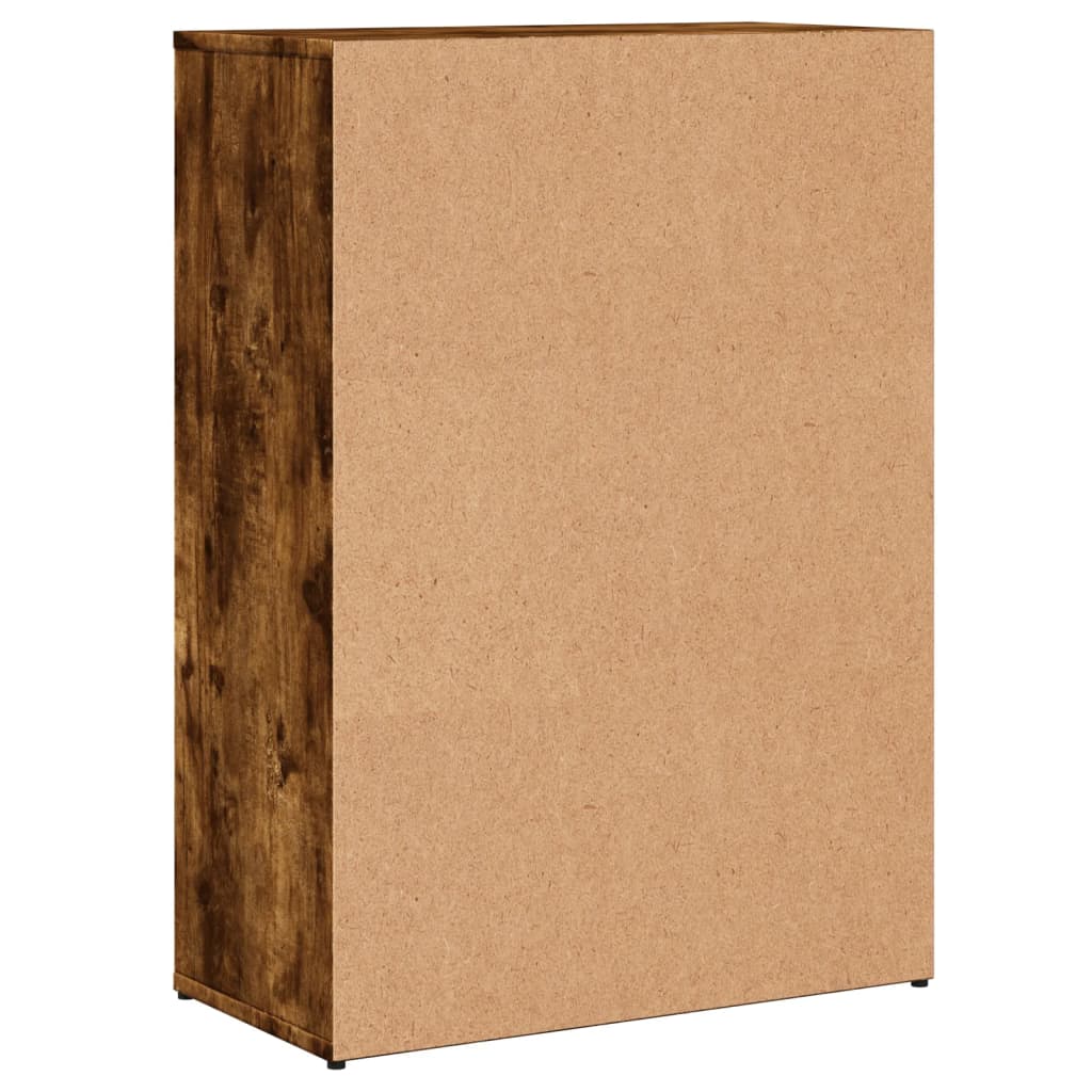 Buffet chêne fumé 60x30x84 cm bois d'ingénierie - XIOS