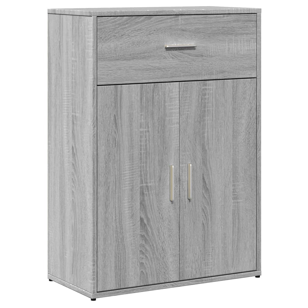 Buffet sonoma gris 60x30x84 cm bois d'ingénierie - XIOS