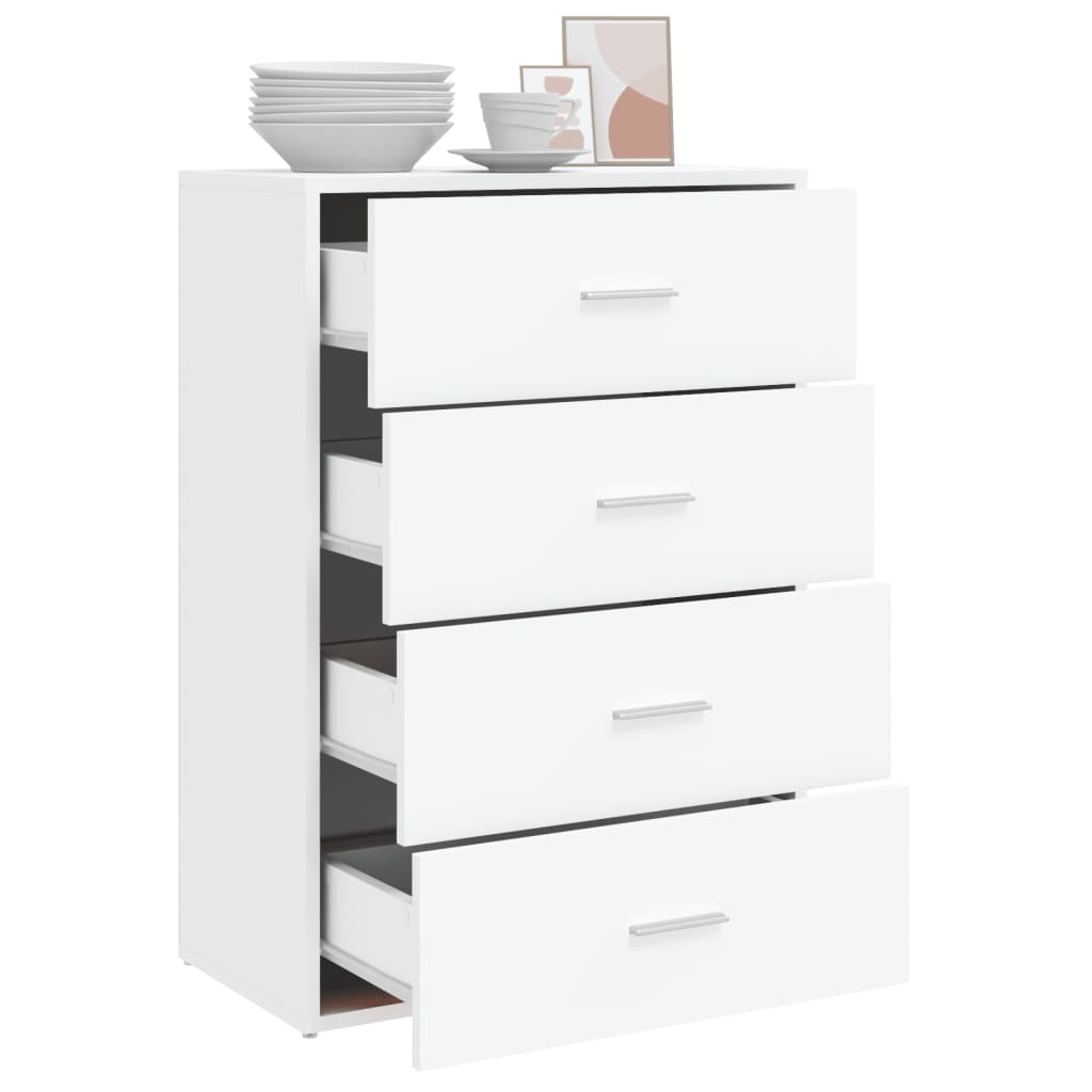 Buffet blanc 60x31x84 cm bois d'ingénierie - XIOS