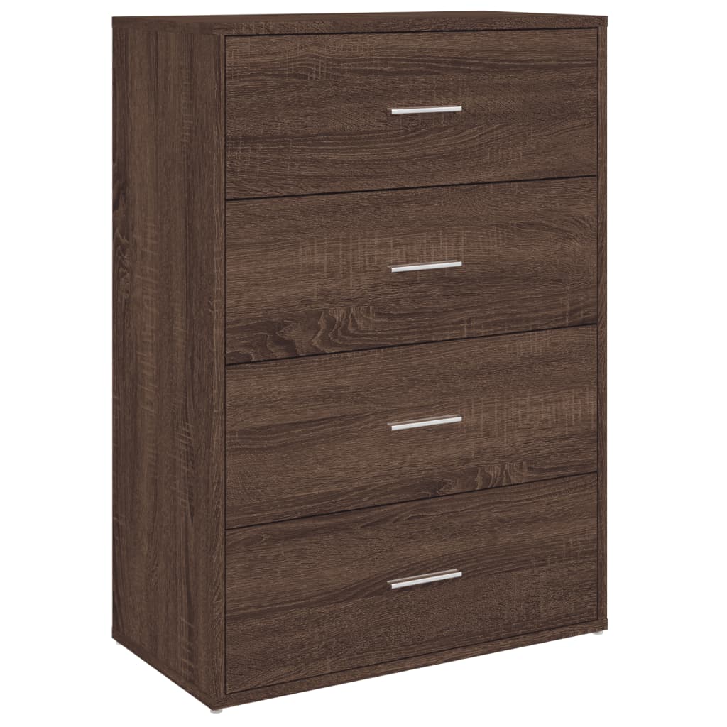 Buffet chêne marron 60x31x84 cm bois d'ingénierie Buffets & bahuts vidaXL