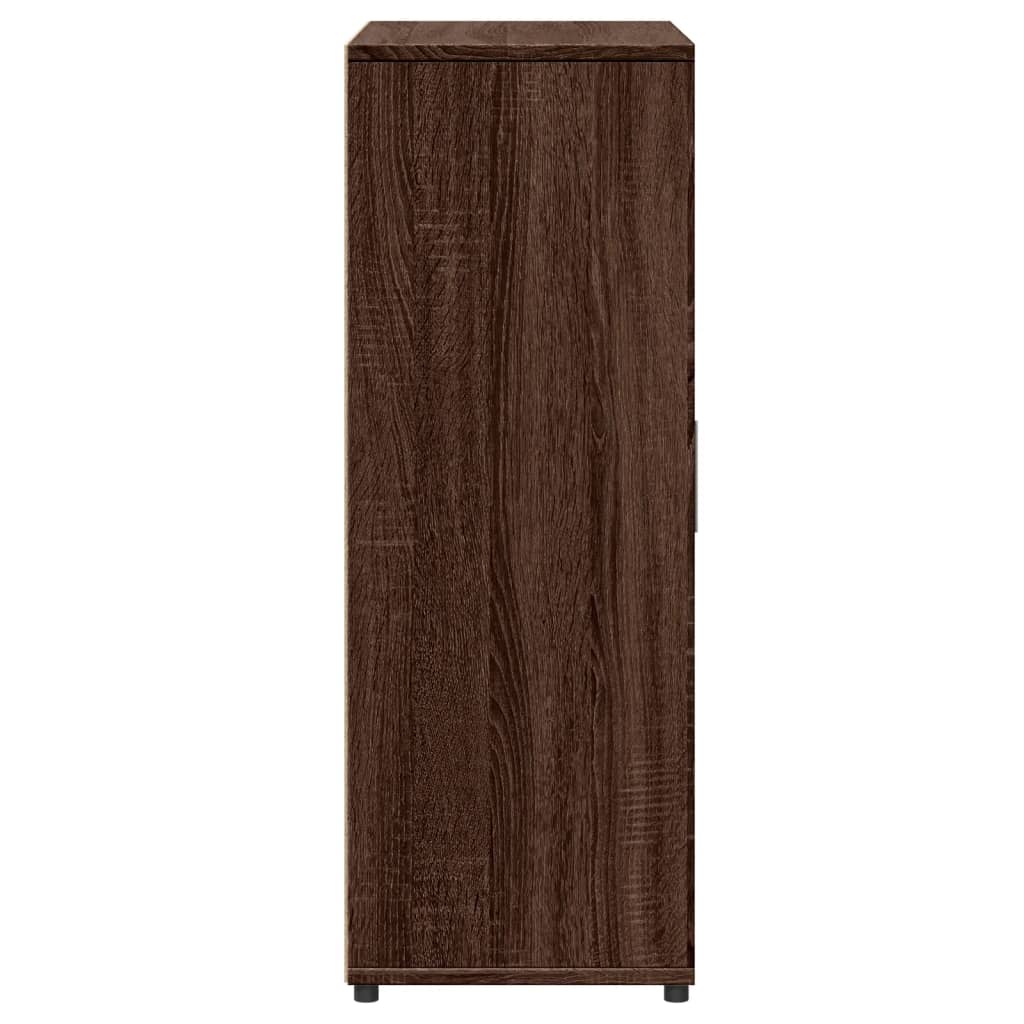 Buffet chêne marron 60x31x84 cm bois d'ingénierie - XIOS