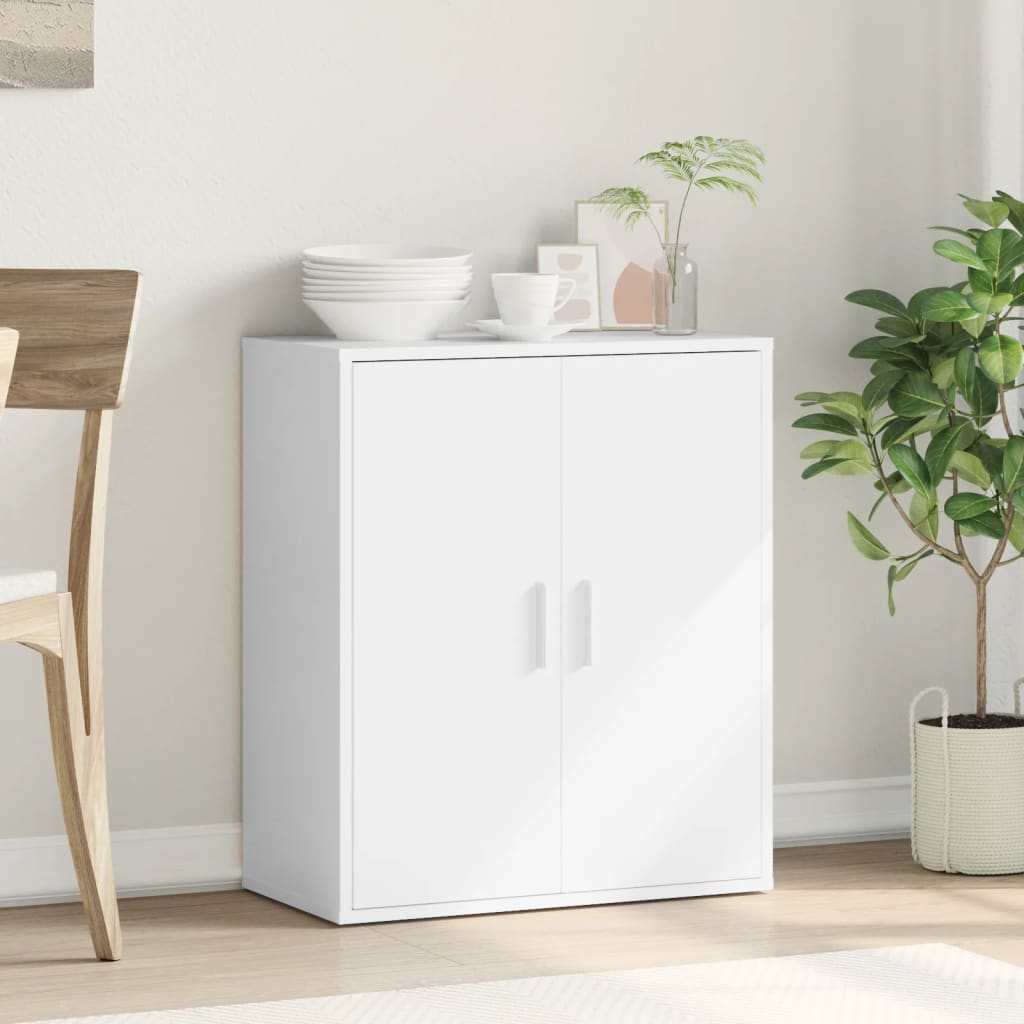 Buffet blanc 79x38x80 cm bois d’ingénierie - XIOS