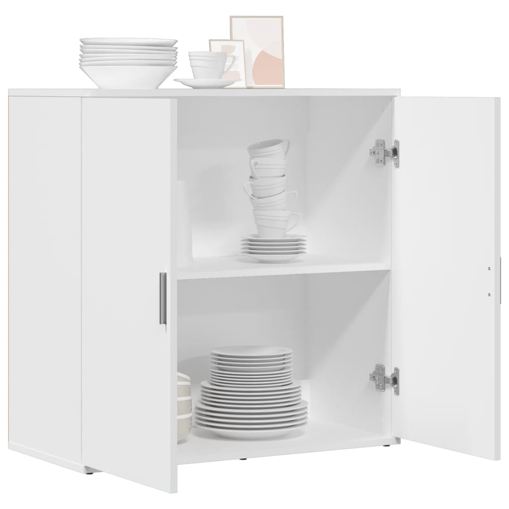 Buffet blanc 79x38x80 cm bois d’ingénierie - XIOS