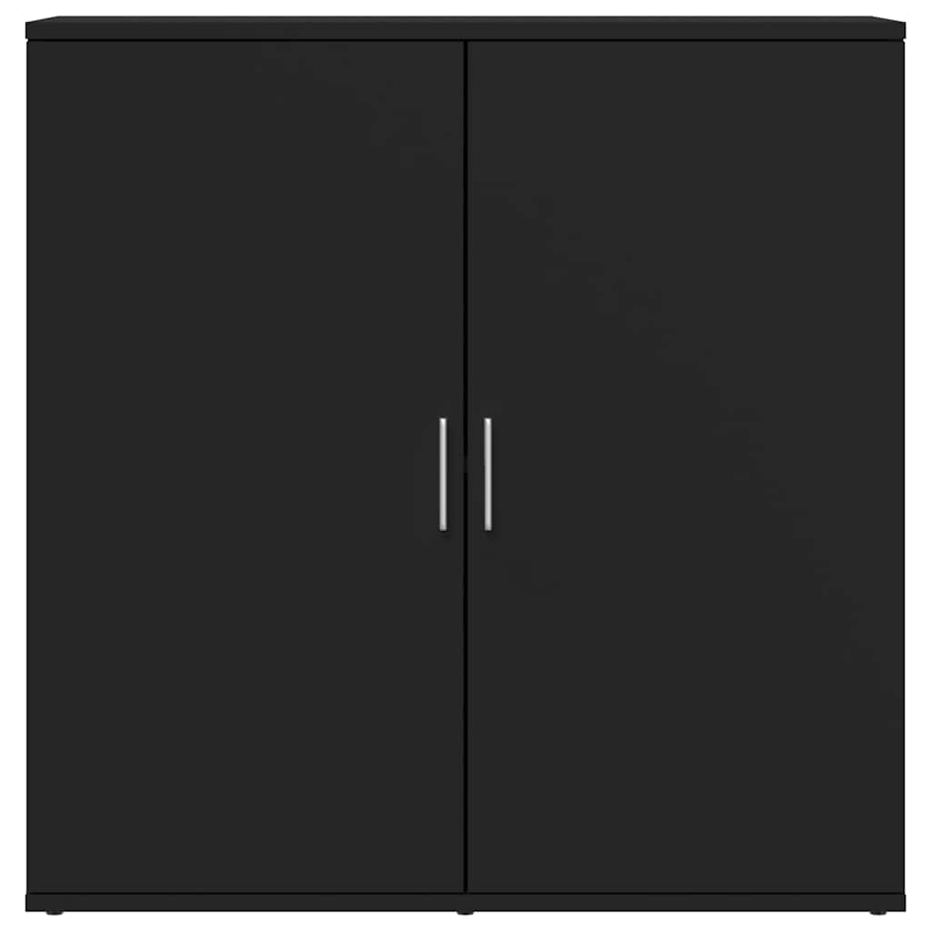 Buffet noir 79x38x80 cm bois d'ingénierie - XIOS