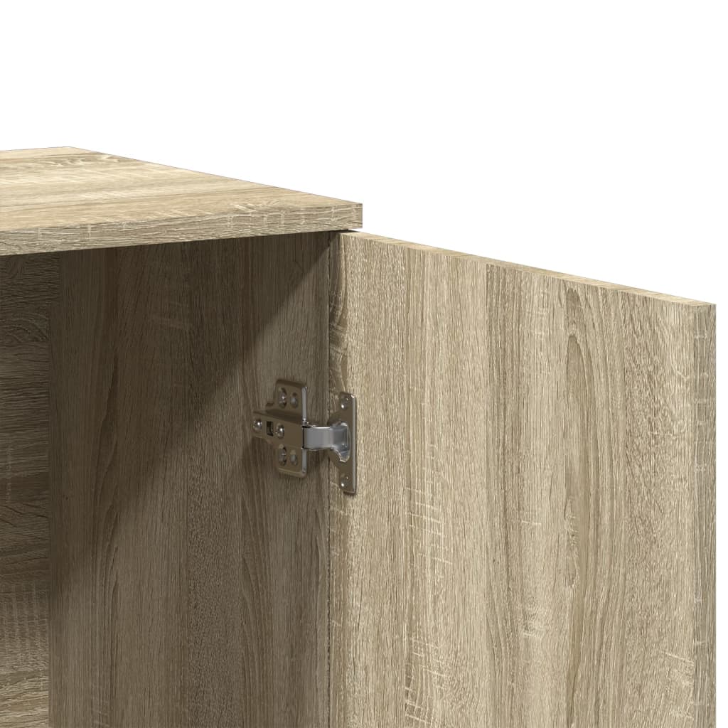 Buffet chêne sonoma 79x38x80 cm bois d'ingénierie - XIOS