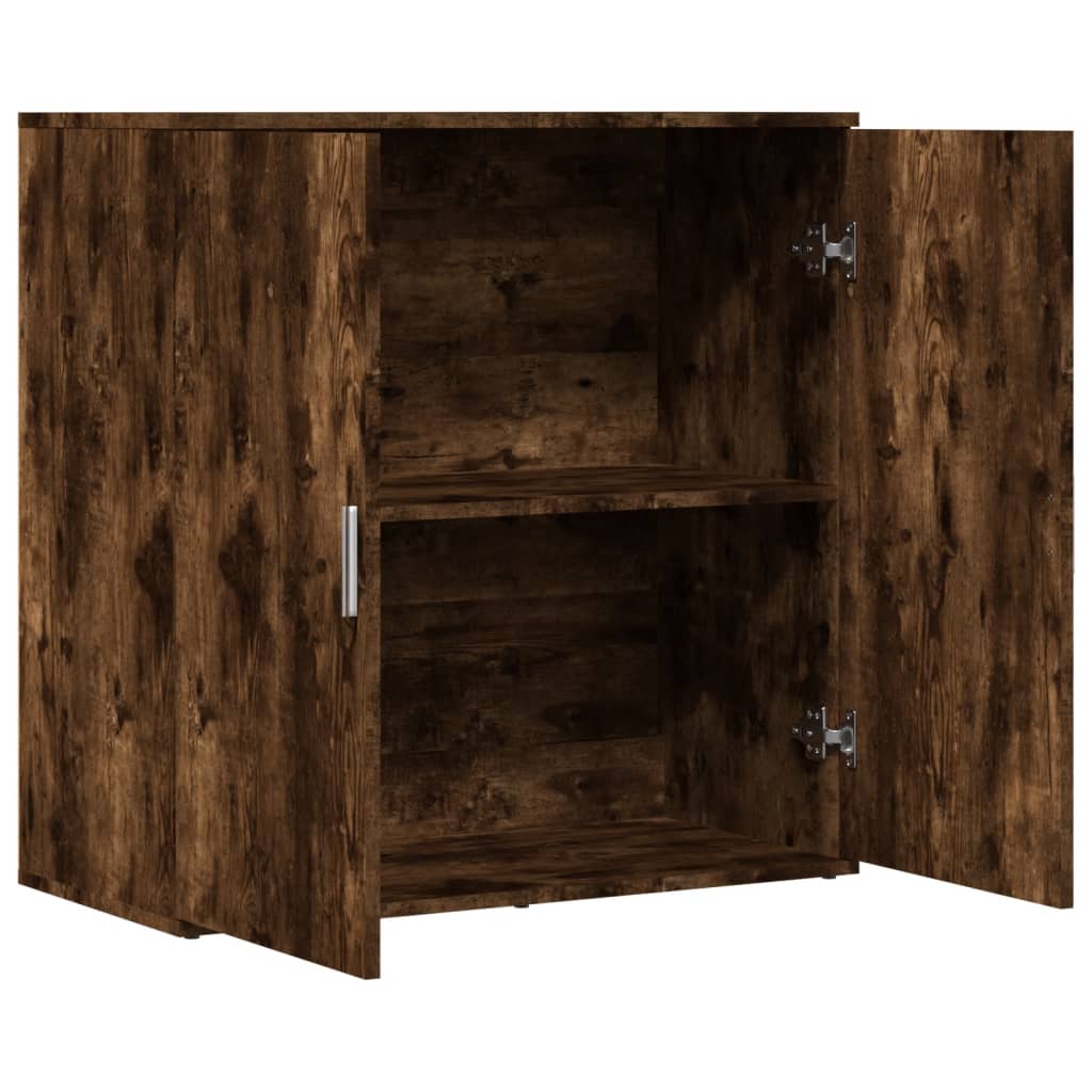 Buffet chêne fumé 79x38x80 cm bois d'ingénierie - XIOS