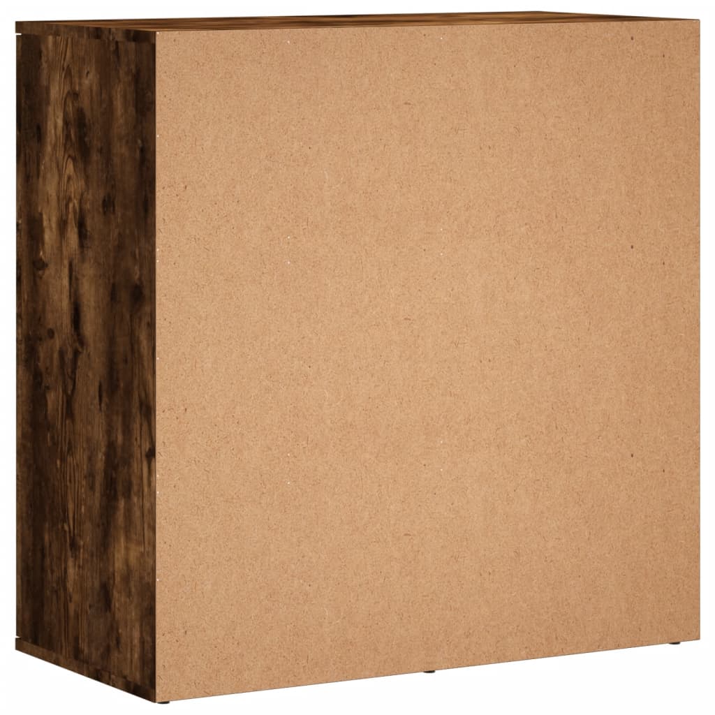 Buffet chêne fumé 79x38x80 cm bois d'ingénierie - XIOS