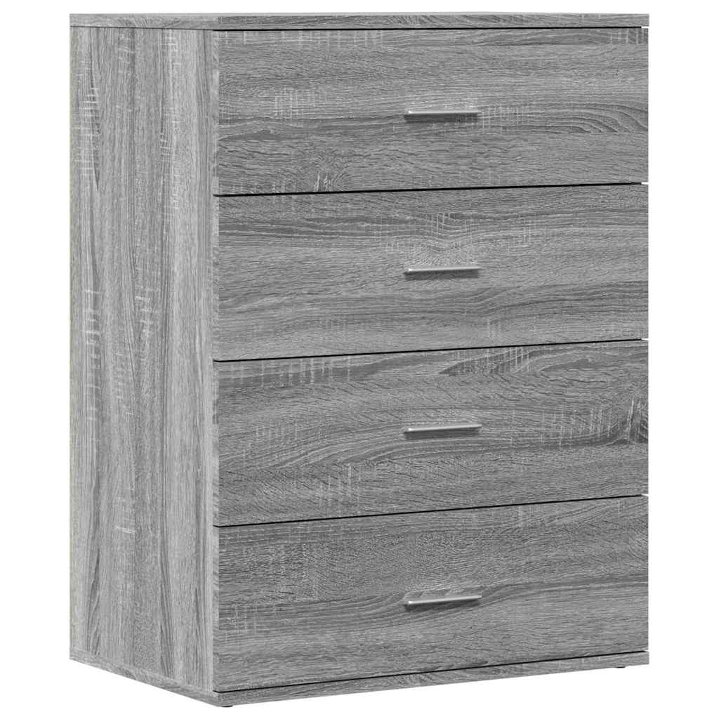 Buffet sonoma gris 60x39x80 cm bois d'ingénierie - XIOS