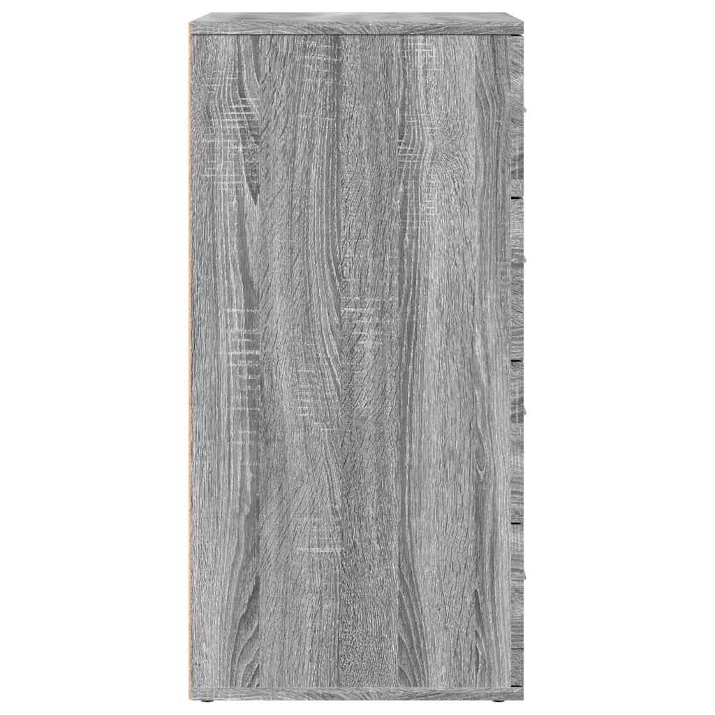 Buffet sonoma gris 60x39x80 cm bois d'ingénierie - XIOS