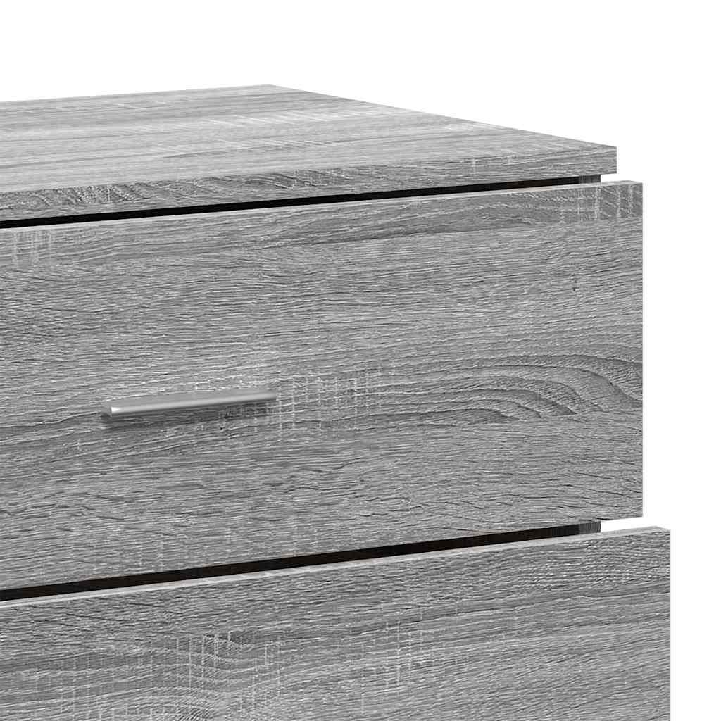 Buffet sonoma gris 60x39x80 cm bois d'ingénierie - XIOS