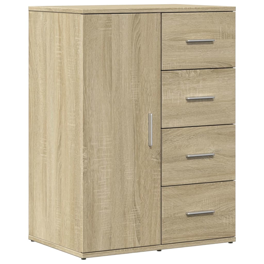 Buffet chêne sonoma 59x39x80 cm bois d'ingénierie - XIOS
