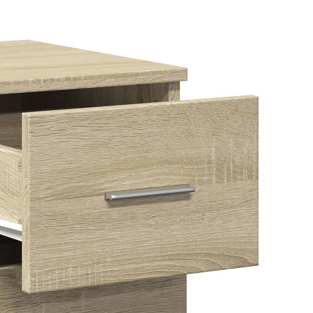Buffet chêne sonoma 59x39x80 cm bois d'ingénierie - XIOS