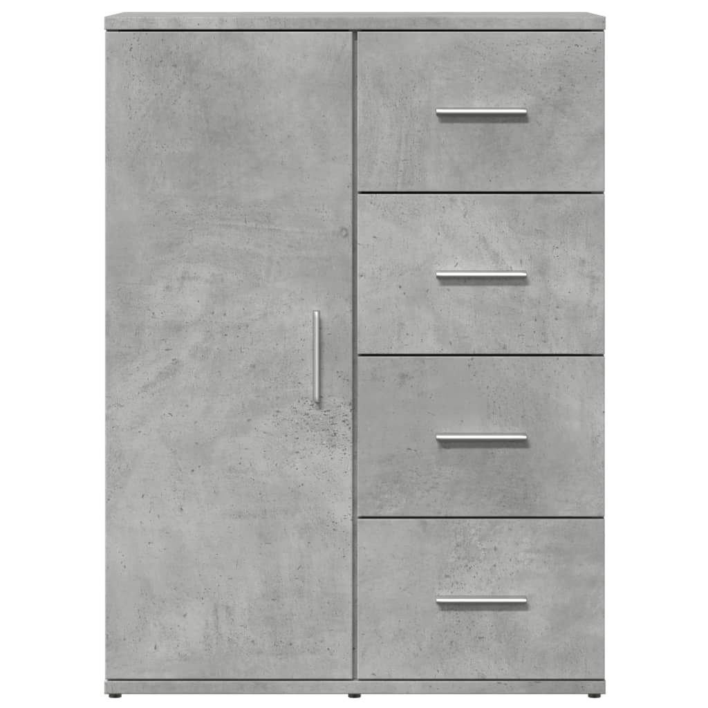 Buffet gris béton 59x39x80 cm bois d'ingénierie - XIOS