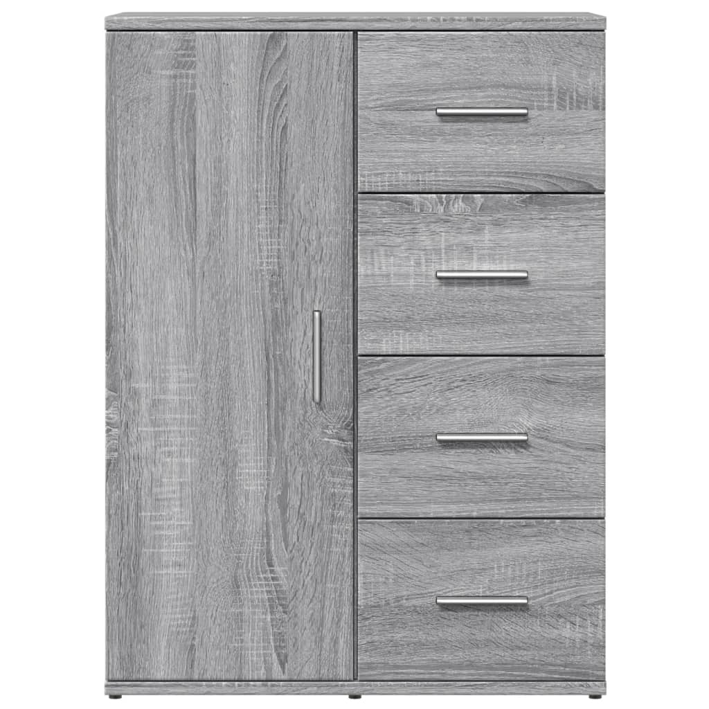 Buffet sonoma gris 59x39x80 cm bois d'ingénierie - XIOS