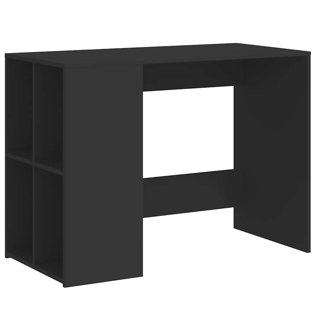 Bureau noir 102x50x75 cm bois d'ingénierie Bureaux vidaXL