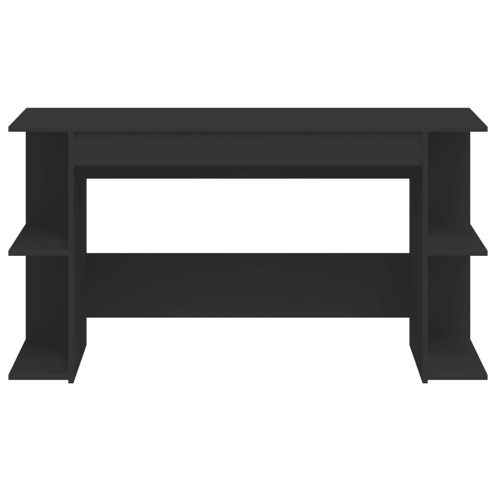 Bureau noir 140x50x75 cm bois d'ingénierie Bureaux vidaXL   