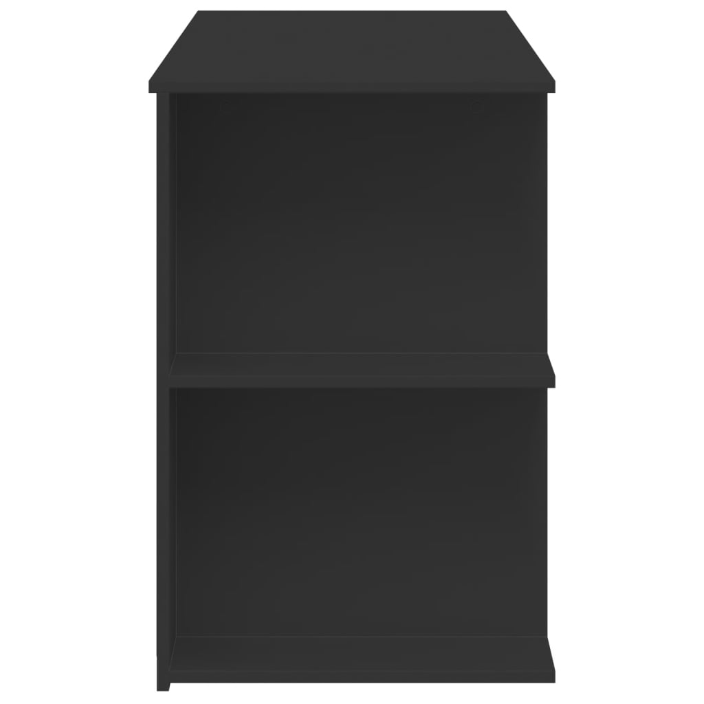Bureau noir 140x50x75 cm bois d'ingénierie Bureaux vidaXL   