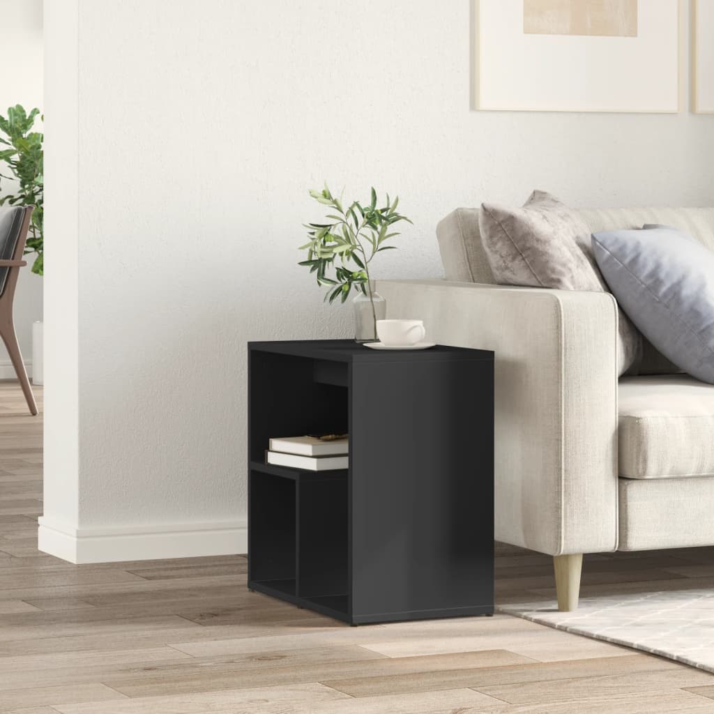 Table d'appoint Noir 50x30x50 cm Bois d'ingénierie - XIOS
