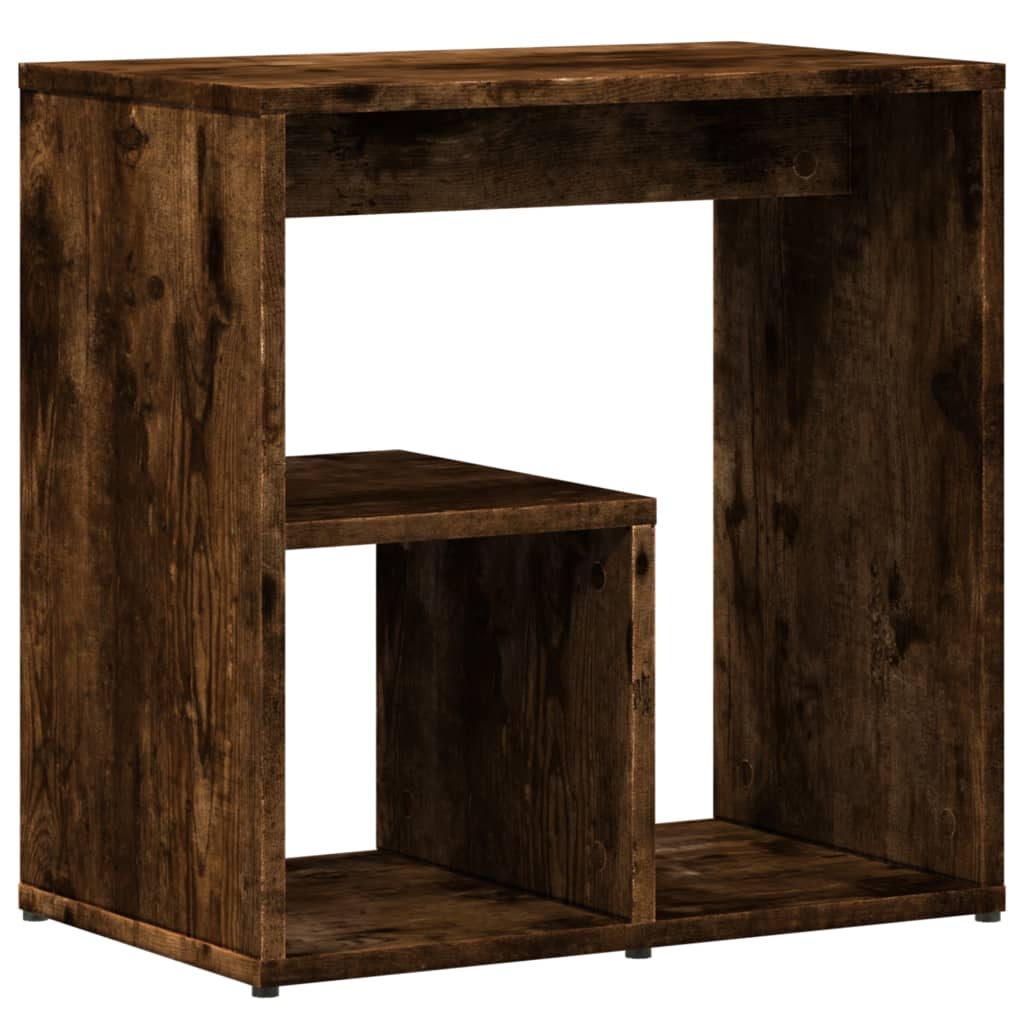 Tables d'appoint 2 pcs chêne fumé 50x30x50 cm bois d'ingénierie - XIOS