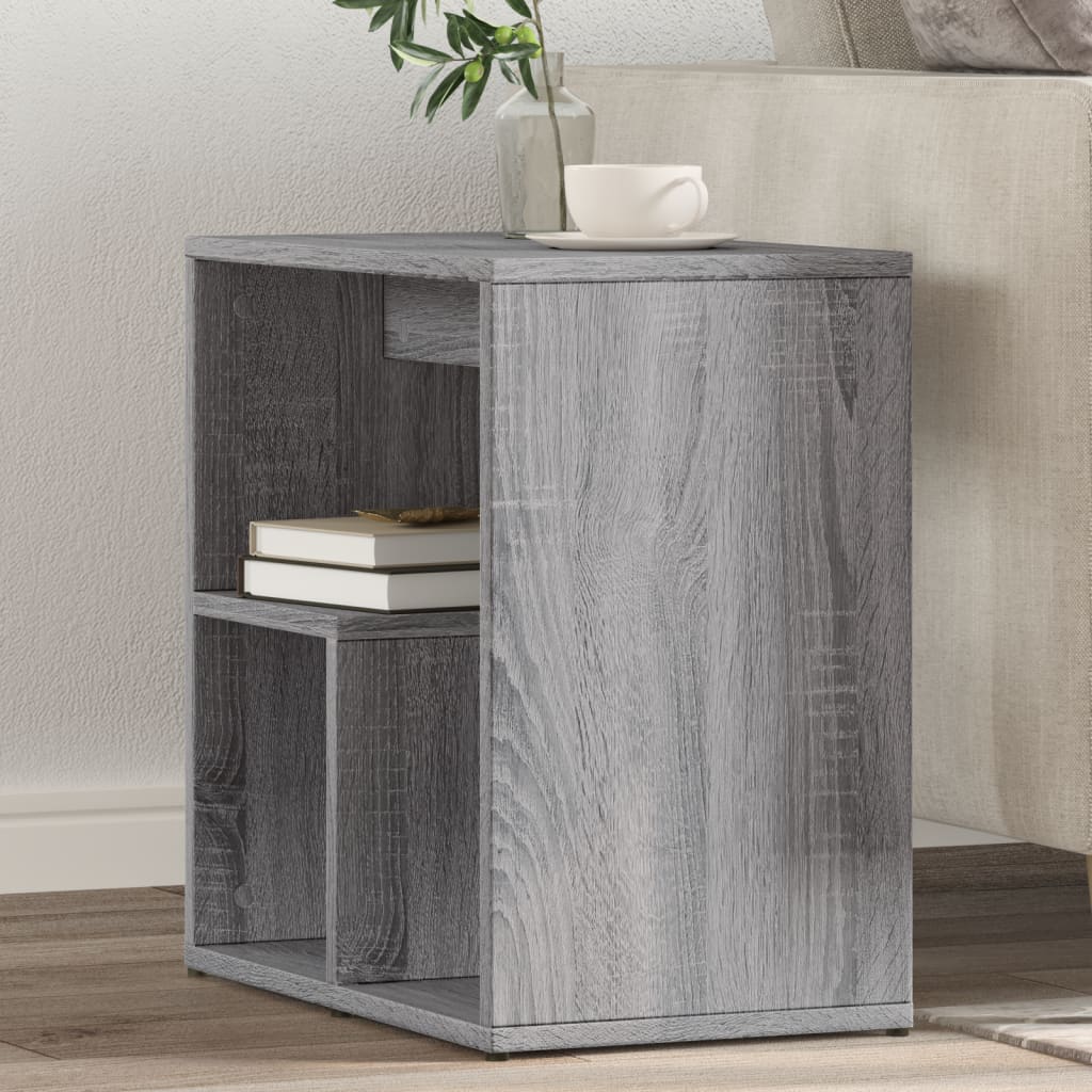 Tables d'appoint 2 pcs sonoma gris 50x30x50cm bois d'ingénierie - XIOS
