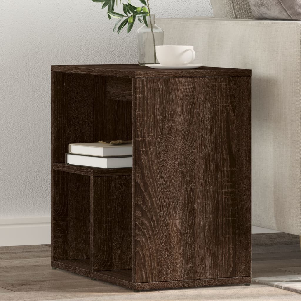 Tables d'appoint 2 pcs chêne marron 50x30x50 cm bois ingénierie - XIOS