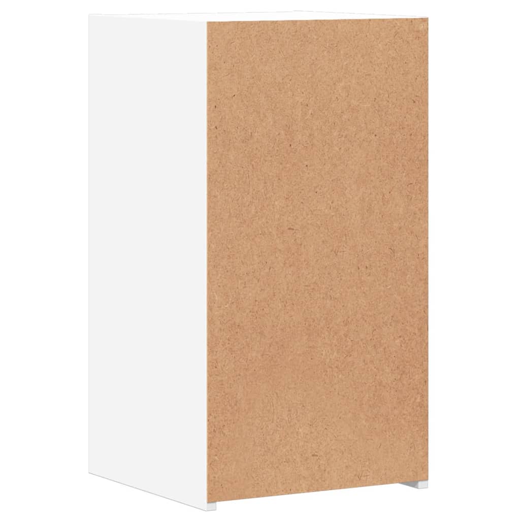 Tables de chevet 2 pcs blanc 35x34x65 cm bois d'ingénierie