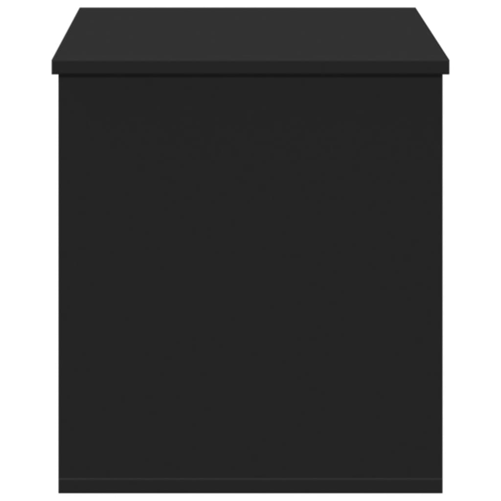 Boîte de rangement noir 100x42x46 cm bois d'ingénierie - XIOS