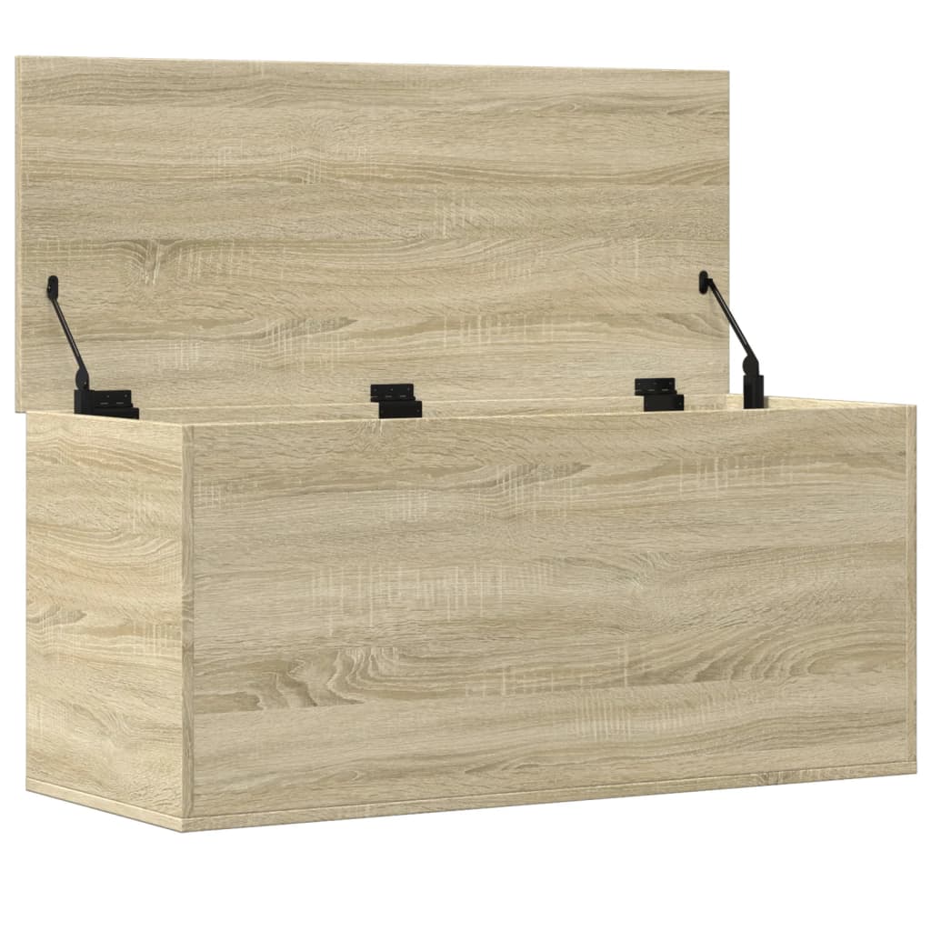 Boîte de rangement chêne sonoma 100x42x46 cm bois d'ingénierie - XIOS