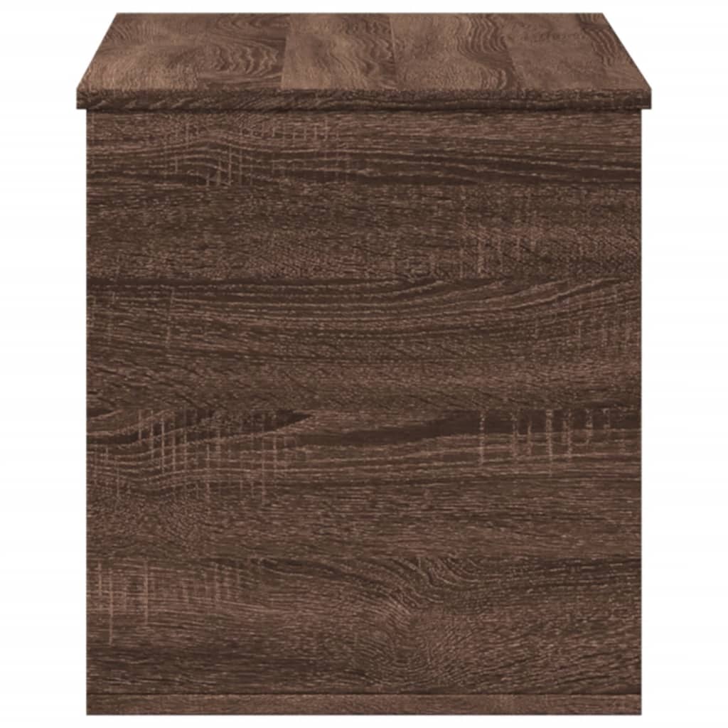 Boîte de rangement chêne marron 100x42x46 cm bois d'ingénierie - XIOS