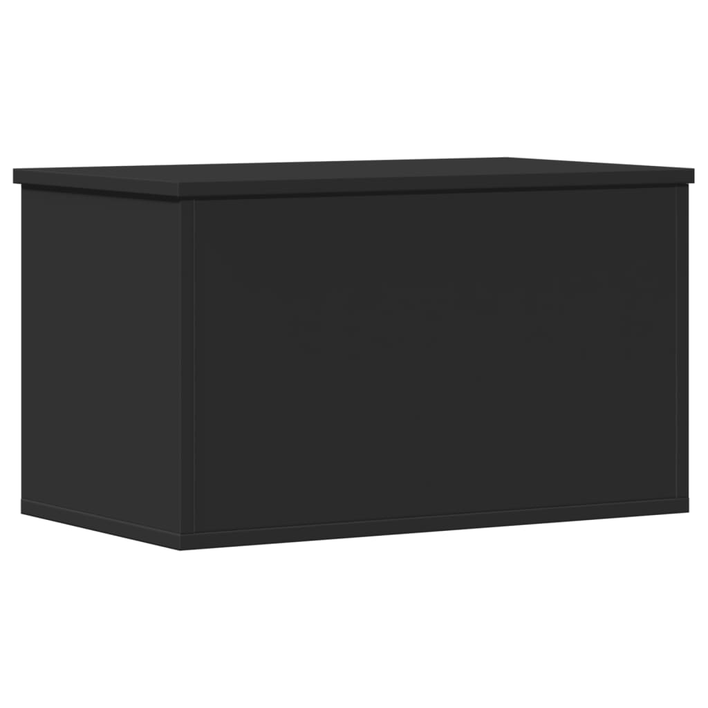 Boîte de rangement noir 60x35x35 cm bois d'ingénierie Coffres de rangement vidaXL