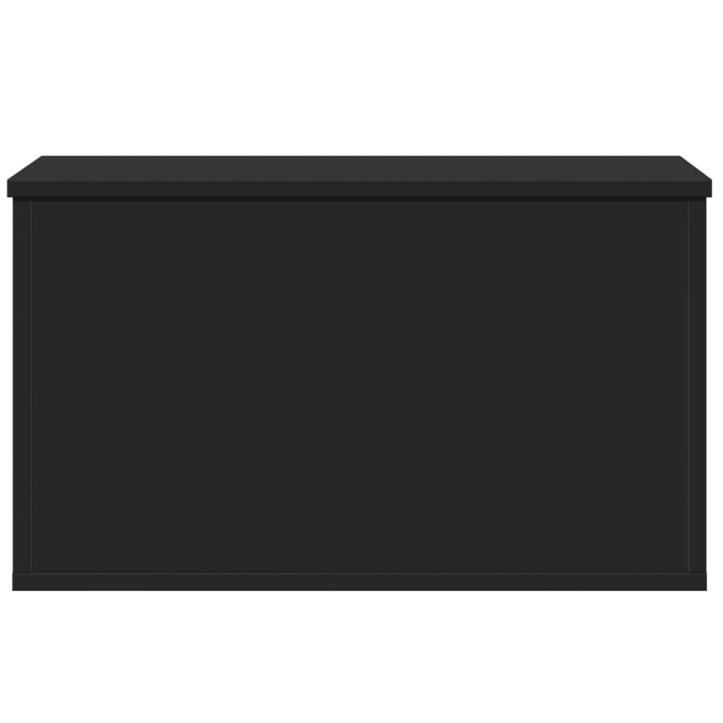 Boîte de rangement noir 60x35x35 cm bois d'ingénierie Coffres de rangement vidaXL