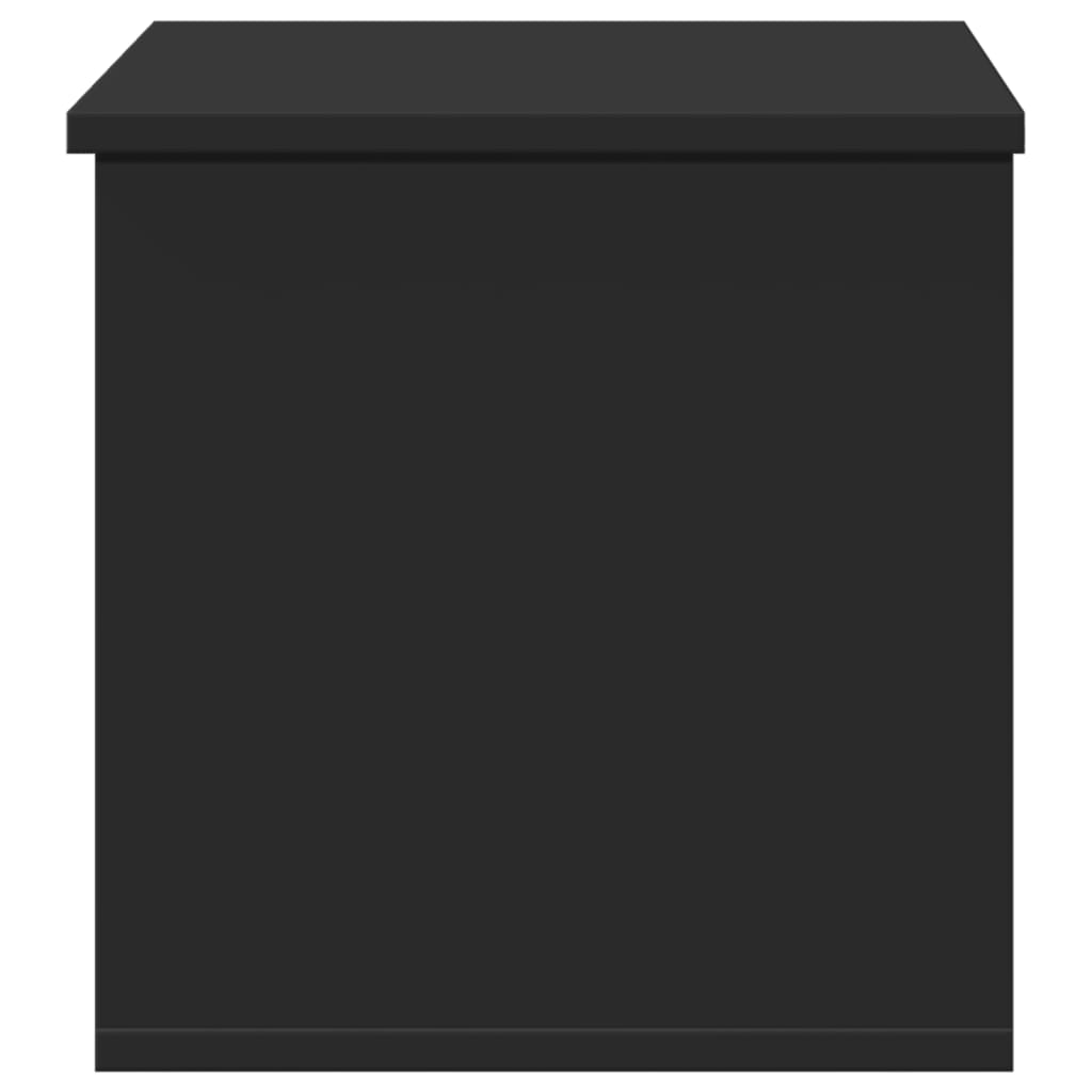 Boîte de rangement noir 60x35x35 cm bois d'ingénierie Coffres de rangement vidaXL