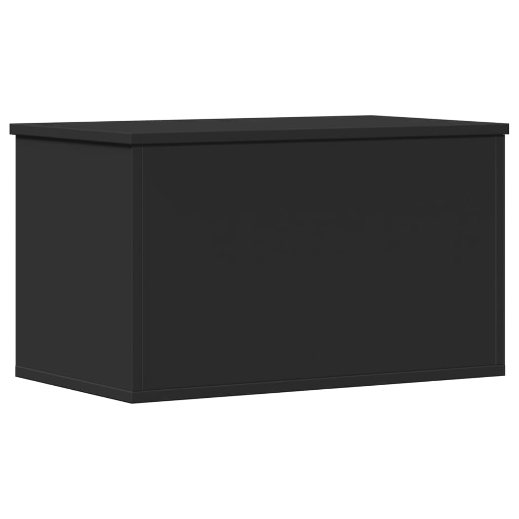 Boîte de rangement noir 60x35x35 cm bois d'ingénierie Coffres de rangement vidaXL