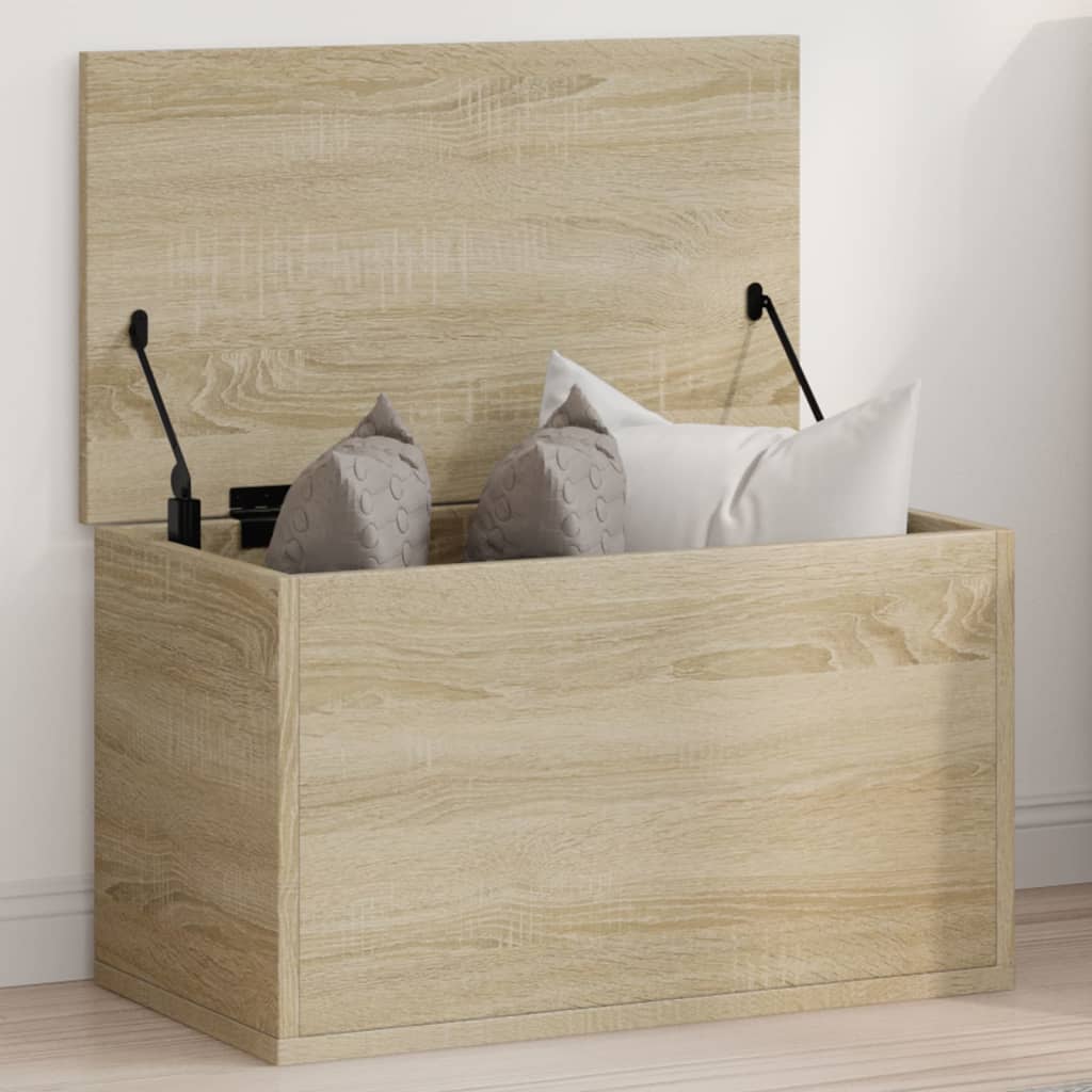 Boîte de rangement chêne sonoma 60x35x35 cm bois d'ingénierie Coffres de rangement vidaXL
