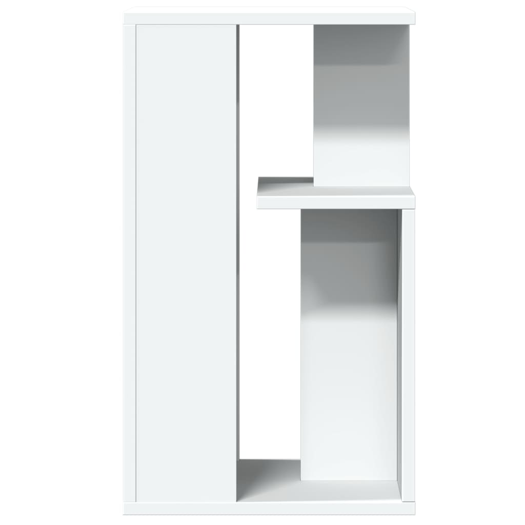 Table d'appoint blanc 35x35x60 cm bois d’ingénierie - XIOS