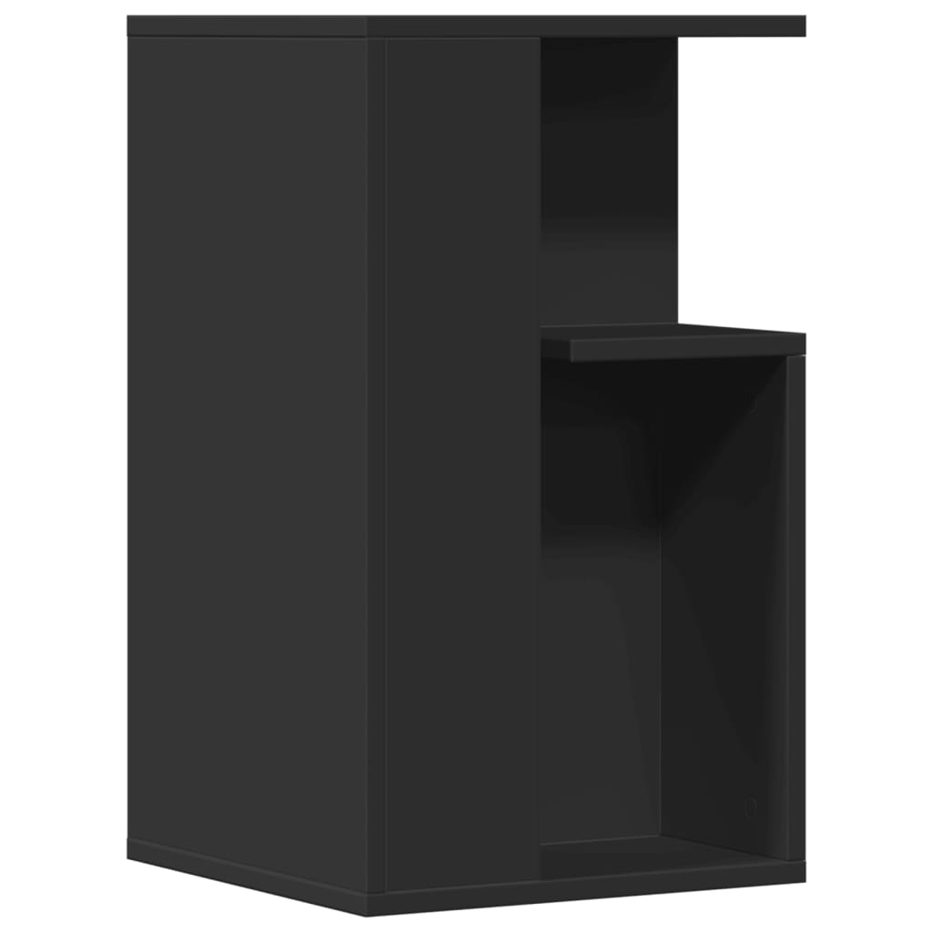 Table d'appoint noir 35x35x60 cm bois d'ingénierie - XIOS
